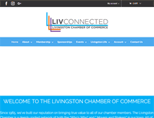 Tablet Screenshot of livingstonchambernj.com